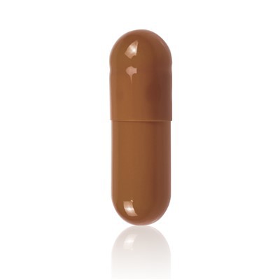 0# Светлокафяви желатинови капсули